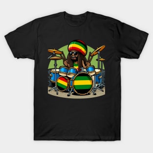 Rasta Drummer T-Shirt